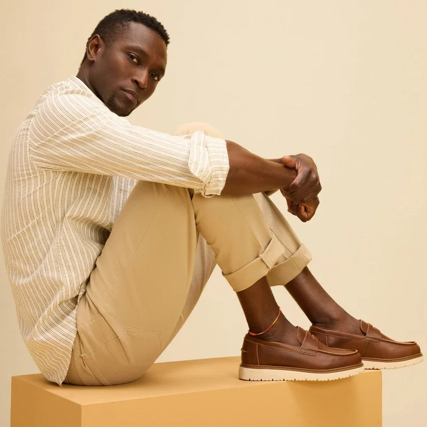 Men Navi TRVL LITE Havana Loafer Men Navi TRVL LITE Havana Loafer