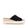 Women Diana Crossover Mule Wedge Sandal Women Diana Crossover Mule Wedge Sandal