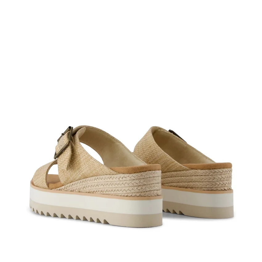 Women Diana Mule Buckle Wedge Sandal Women Diana Mule Buckle Wedge Sandal