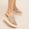 Women Diana Mule Wedge Sandal Women Diana Mule Wedge Sandal