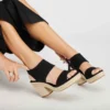 Women Majorca Rope Platform Sandal
