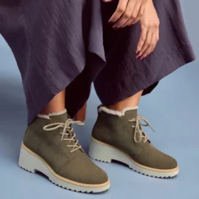 Women Maude Wedge Lace-Up Boot