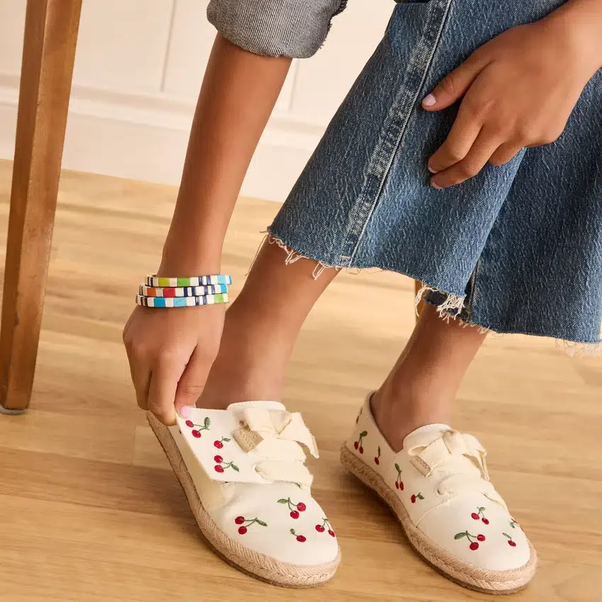 Youth Carolina Lace-Up Kids Espadrille Youth Carolina Lace-Up Kids Espadrille